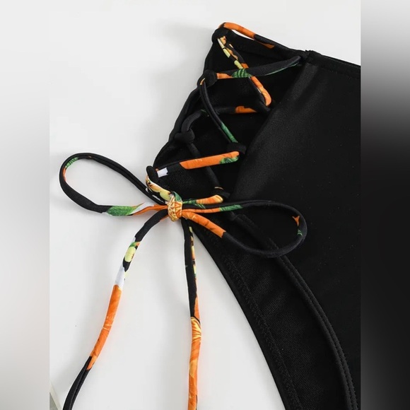 Floral Print Push Up High Waist Bikini Set - Picture 4 of 11